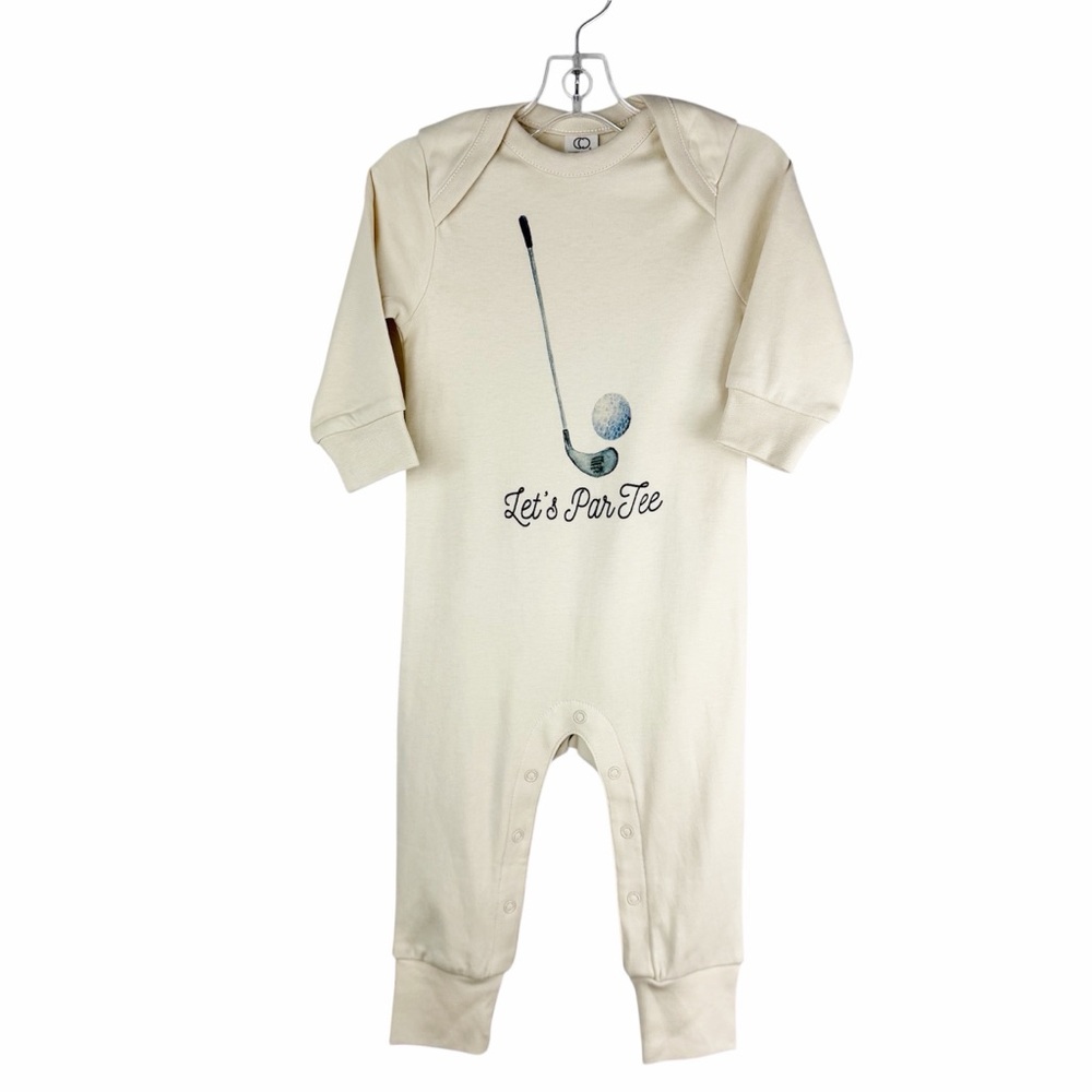 Urban Baby Organic Let's Par Tee Golf Baby One Piece Playsuit Romper 3-6 Months